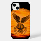 Spiderskull met Eagle Case-Mate iPhone Case (Achterkant)