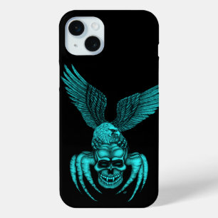 Spiderskull met Eagle iPhone 15 Mini Hoesje