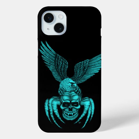 Spiderskull met Eagle Case-Mate iPhone Case (Achterkant)