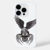 Spiderskull met Eagle Case-Mate iPhone Case (Achterkant)