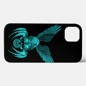 Spiderskull met Eagle Case-Mate iPhone Case (Achterkant (horizontaal))