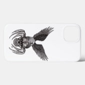 Spiderskull met Eagle Case-Mate iPhone Case (Achterkant (horizontaal))