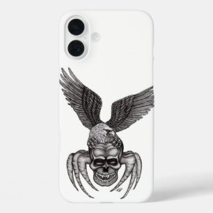 Spiderskull met Eagle iPhone 16 Plus Hoesje