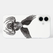 Spiderskull met Eagle Case-Mate iPhone Case (Achterkant (horizontaal))