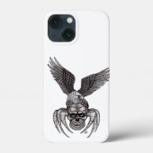 Spiderskull met Eagle Case-Mate iPhone Case (Achterkant)