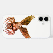 Spiderskull met Eagle Case-Mate iPhone Case (Achterkant (horizontaal))