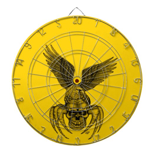 Spiderskull met Eagle Dartbord (Voorkant)
