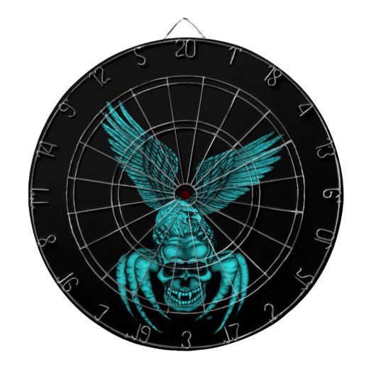 Spiderskull met Eagle Dartbord (Voorkant)