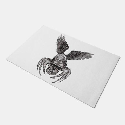 Spiderskull met Eagle Deurmat (Schuin)