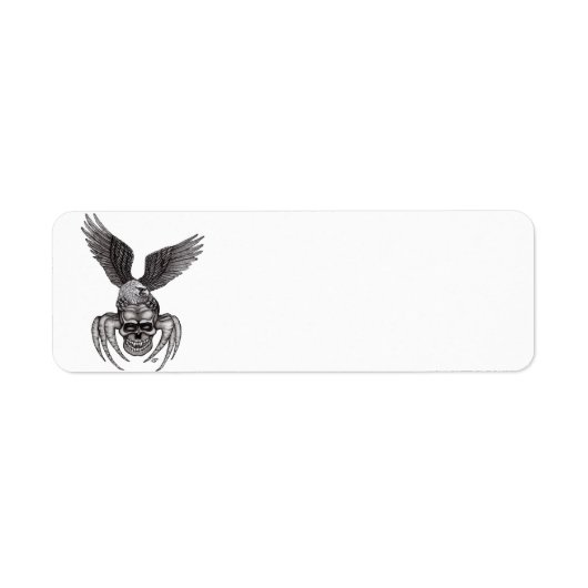 Spiderskull met Eagle Etiket (Voorkant)