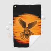 Spiderskull met Eagle Golfhanddoek (Insitu)