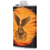 Spiderskull met Eagle Heupfles (Links)