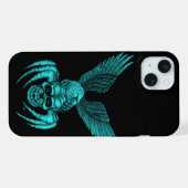 Spiderskull met Eagle iPhone Hoesje (Achterkant horizontaal)