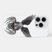 Spiderskull met Eagle iPhone Hoesje (Achterkant horizontaal)