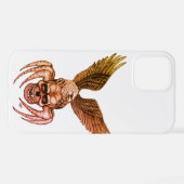 Spiderskull met Eagle iPhone Hoesje (Achterkant horizontaal)