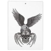 Spiderskull met Eagle Klembord (Achterkant)