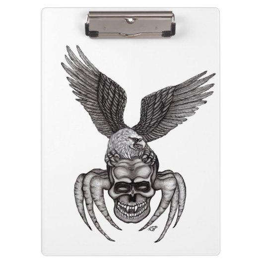 Spiderskull met Eagle Klembord (Voorkant)