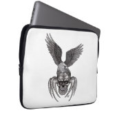 Spiderskull met Eagle Laptop Sleeve (Voorkant Rechts)