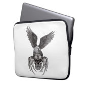 Spiderskull met Eagle Laptop Sleeve (Voorkant Links)