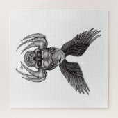 Spiderskull met Eagle Legpuzzel (Horizontaal)