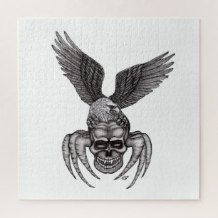 Spiderskull met Eagle Legpuzzel