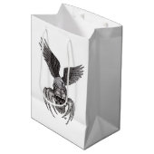 Spiderskull met Eagle Medium Cadeauzakje (Voorkant Gekanteld)