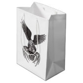 Spiderskull met Eagle Medium Cadeauzakje (Achterkant Gekanteld)