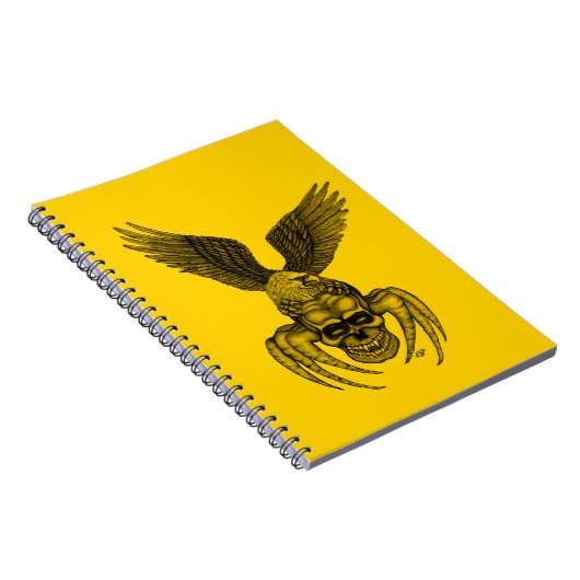 Spiderskull met Eagle Notitieboek (Rechterzijde)
