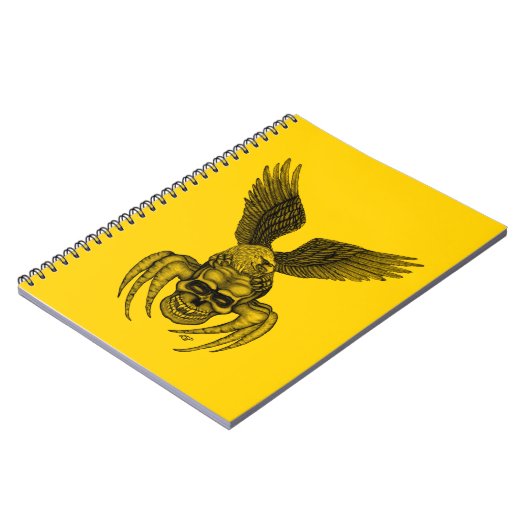 Spiderskull met Eagle Notitieboek (Linkerzijde)
