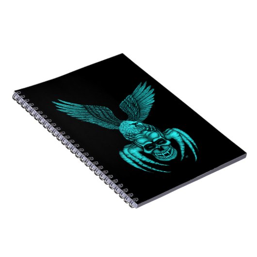 Spiderskull met Eagle Notitieboek (Rechterzijde)