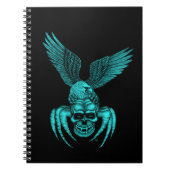 Spiderskull met Eagle Notitieboek (Voorkant)