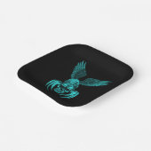 Spiderskull met Eagle Papieren Bordje (Gebogen)
