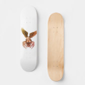 Spiderskull met Eagle Persoonlijk Skateboard (Voorkant)