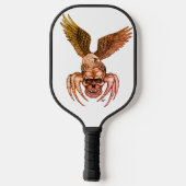 Spiderskull met Eagle Pickleball Paddle (Achterkant)