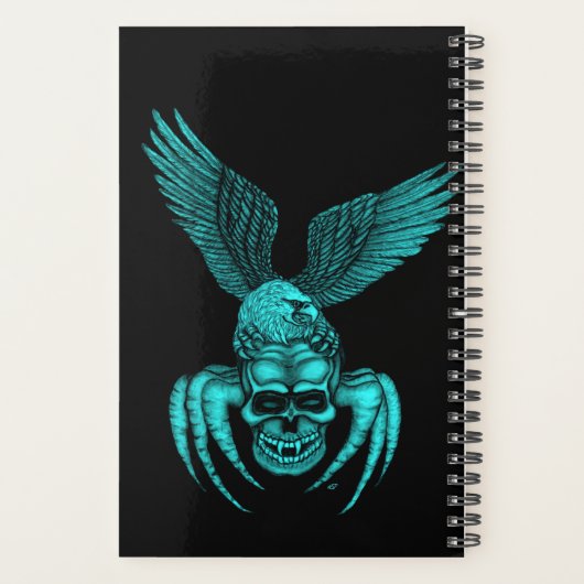 Spiderskull met Eagle Planner (Achterkant)