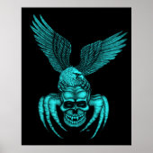 Spiderskull met Eagle Poster (Voorkant)