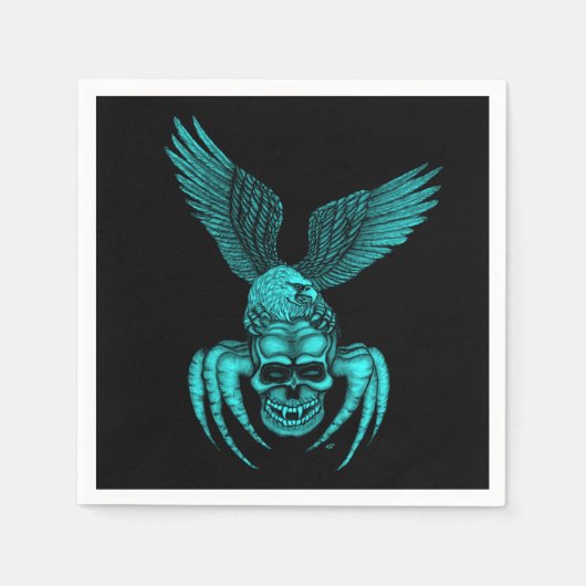Spiderskull met Eagle Servet (Voorkant)