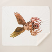 Spiderskull met Eagle Sherpa Deken (Voorkant (horizontaal))