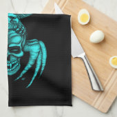 Spiderskull met Eagle Theedoek (Quarter Fold)