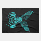 Spiderskull met Eagle Theedoek (Horizontaal)