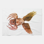 Spiderskull met Eagle Theedoek (Horizontaal)