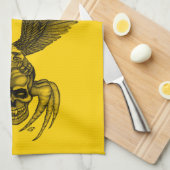 Spiderskull met Eagle Theedoek (Quarter Fold)