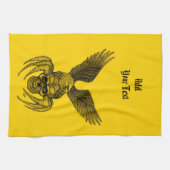 Spiderskull met Eagle Theedoek (Horizontaal)
