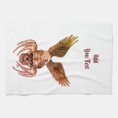 Spiderskull met Eagle Theedoek (Horizontaal)