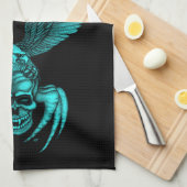 Spiderskull met Eagle Theedoek (Quarter Fold)