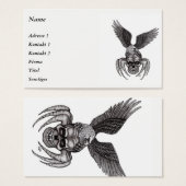 Spiderskull met Eagle Visitekaartjes (Voorkant /achterkant)