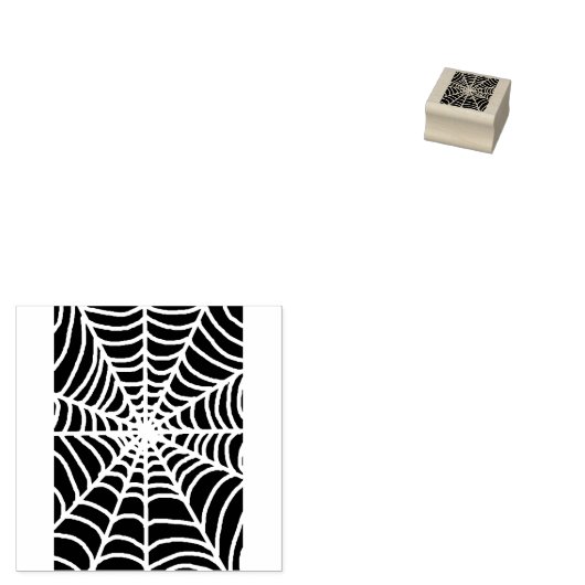 Spiderweb 3 illustratie kunststempel rubberstempel (Gestempeld)