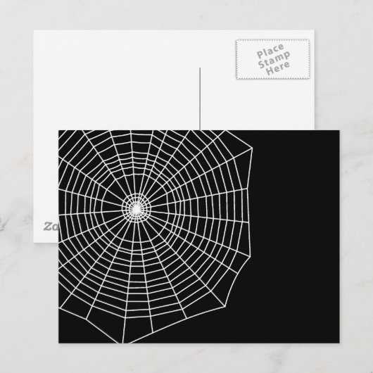Spiderweb Briefkaart (Voorkant / Achterkant)