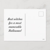 Spiderweb Briefkaart (donkergrijs en wit) (Achterkant)