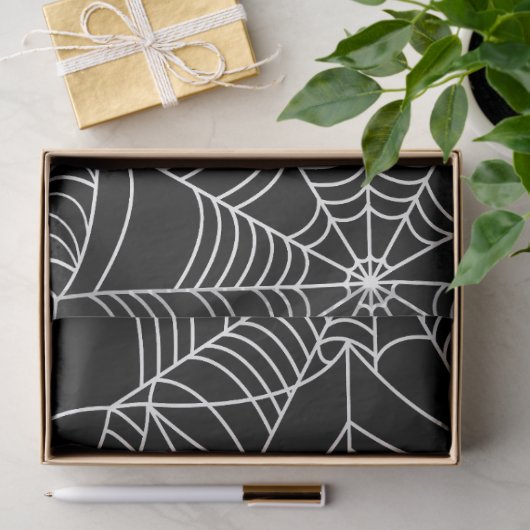 Spiderweb Crescent Moon Halloween Kostuum Party Tissuepapier (Geschenk)